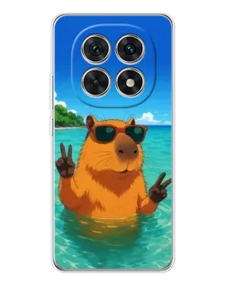 Чехол для Xiaomi Redmi Note 15 5G с картинкой «Морская капибара»