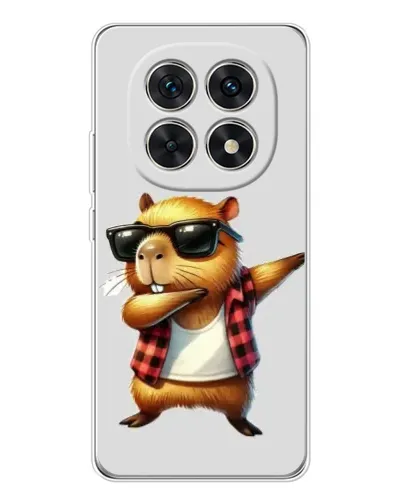 Чехол для Xiaomi Redmi Note 15 5G с картинкой «Капибара рэпер даб»