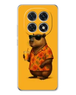 Чехол для Xiaomi Redmi Note 15 5G с картинкой «Капибара на отдыхе»