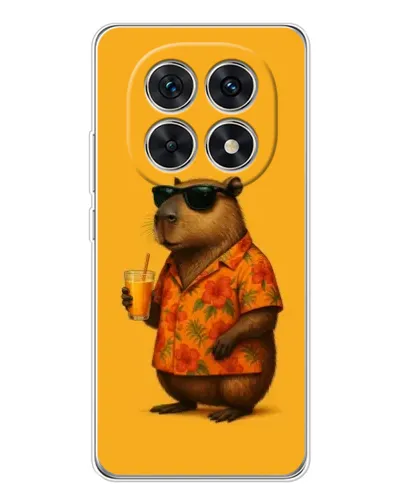 Чехол для Xiaomi Redmi Note 15 5G с картинкой «Капибара на отдыхе»