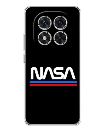 Чехол для Xiaomi Redmi Note 15 Pro 5G с картинкой «NASA — классика Red Blue»