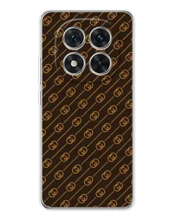 Чехол для Xiaomi Redmi Note 15 Pro 5G с картинкой «Gucci — золотые диагонали»