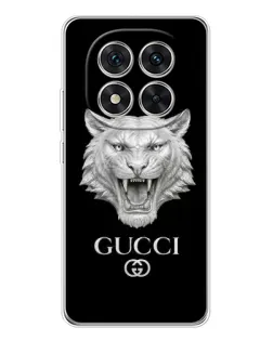 Чехол для Xiaomi Redmi Note 15 Pro 5G с картинкой «Gucci — серебряный лев»