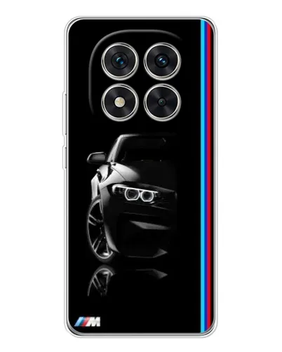 Чехол для Xiaomi Redmi Note 15 Pro 5G с картинкой «Силуэт BMW в темноте»