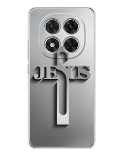 Чехол для Xiaomi Redmi Note 15 Pro 5G с картинкой «Металлический крест Jesus» Чехол для Xiaomi Redmi Note 15 Pro 5G с картинкой «Металлический крест Jesus»