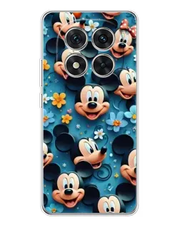 Чехол для Xiaomi Redmi Note 15 Pro 5G с картинкой «Паттерн Микки и Минни»