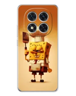 Чехол для Xiaomi Redmi Note 15 Pro 5G с картинкой «Губка Боб повар»