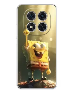 Чехол для Xiaomi Redmi Note 15 Pro 5G с картинкой «Сияющий Спанч Боб»