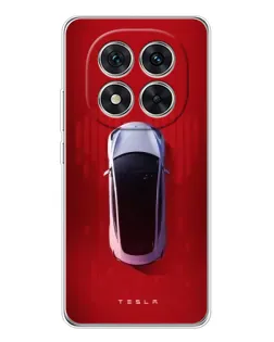 Чехол для Xiaomi Redmi Note 15 Pro 5G с картинкой «Tesla Top View»