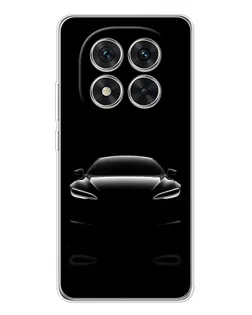 Чехол для Xiaomi Redmi Note 15 Pro 5G с картинкой «Силуэт Tesla Night»