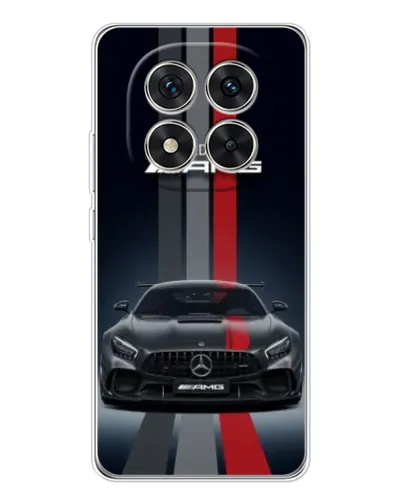 Чехол для Xiaomi Redmi Note 15 Pro 5G с картинкой «Mercedes — белый карбон»