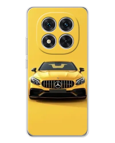 Чехол для Xiaomi Redmi Note 15 Pro 5G с картинкой «Желтый Mercedes GT»