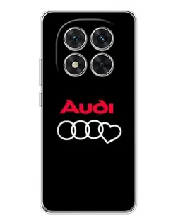 Чехол для Xiaomi Redmi Note 15 Pro 5G с картинкой «Логотип Audi Heart»