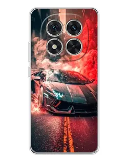 Чехол для Xiaomi Redmi Note 15 Pro 5G с картинкой «Lamborghini красный дым»