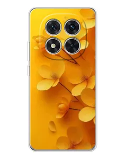 Чехол для Xiaomi Redmi Note 15 Pro 5G с картинкой «Золотые лепестки»