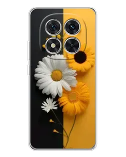 Чехол для Xiaomi Redmi Note 15 Pro 5G с картинкой «Подсолнух и ромашка»