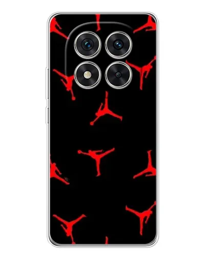 Чехол для Xiaomi Redmi Note 15 Pro Plus с картинкой «Jordan Red Pattern»