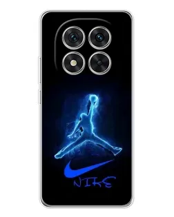 Чехол для Xiaomi Redmi Note 15 Pro Plus с картинкой «Jordan Neon Blue»