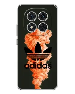 Чехол для Xiaomi Redmi Note 15 Pro Plus с картинкой «Оранжевый дым Adidas»