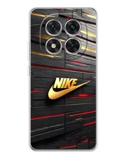 Чехол для Xiaomi Redmi Note 15 Pro Plus с картинкой «Золотой Nike на металле»