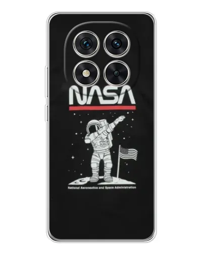 Чехол для Xiaomi Redmi Note 15 Pro Plus с картинкой «NASA — шагаем по Луне»