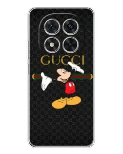 Чехол для Xiaomi Redmi Note 15 Pro Plus с картинкой «Микки Маус Gucci»