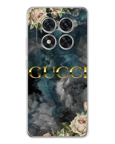 Чехол для Xiaomi Redmi Note 15 Pro Plus с картинкой «Абстрактные цветы Gucci»