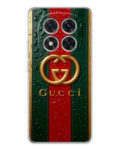 Чехол для Xiaomi Redmi Note 15 Pro Plus с картинкой «Gucci — фирменная полоса и золото» Чехол для Xiaomi Redmi Note 15 Pro Plus с картинкой «Gucci — фирменная полоса и золото»