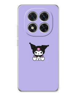 Чехол для Xiaomi Redmi Note 15 Pro Plus с картинкой «Kuromi — фиолетовый минимализм»
