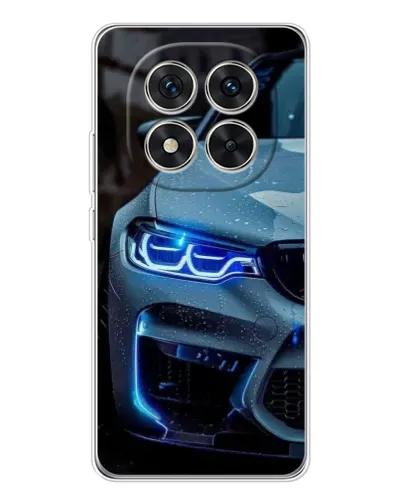 Чехол для Xiaomi Redmi Note 15 Pro Plus с картинкой «Взгляд BMW с синими фарами»