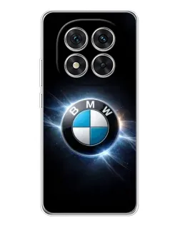 Чехол для Xiaomi Redmi Note 15 Pro Plus с картинкой «BMW — неоновое сияние»