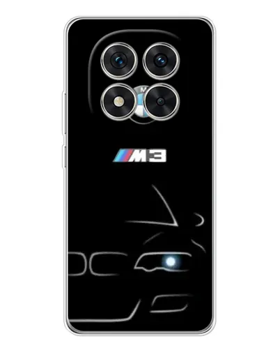 Чехол для Xiaomi Redmi Note 15 Pro Plus с картинкой «Минималистичный принт BMW M3»