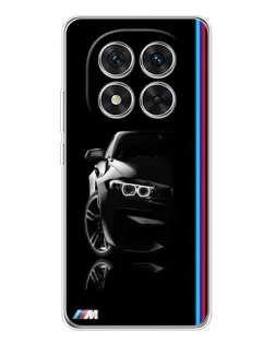 Чехол для Xiaomi Redmi Note 15 Pro Plus с картинкой «Силуэт BMW в темноте»