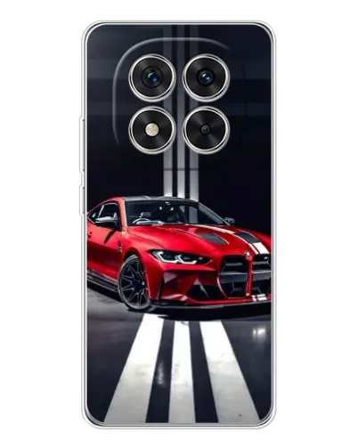 Чехол для Xiaomi Redmi Note 15 Pro Plus с картинкой «Красная BMW на дороге»