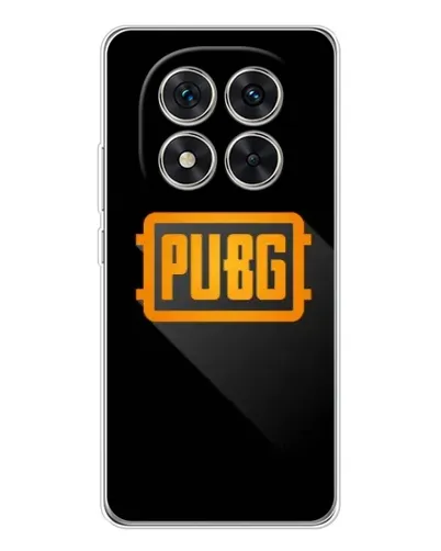 Чехол для Xiaomi Redmi Note 15 Pro Plus с картинкой «PUBG — рамка лого»