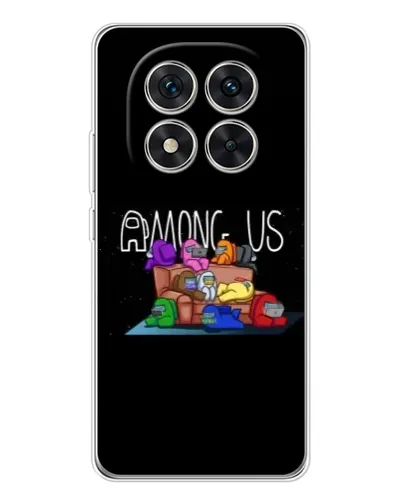Чехол для Xiaomi Redmi Note 15 Pro Plus с картинкой «Логотип Among Us»
