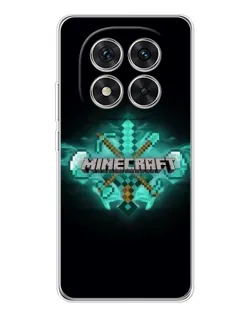 Чехол для Xiaomi Redmi Note 15 Pro Plus с картинкой «Minecraft Diamond лого» Чехол для Xiaomi Redmi Note 15 Pro Plus с картинкой «Minecraft Diamond лого»