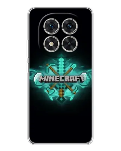Чехол для Xiaomi Redmi Note 15 Pro Plus с картинкой «Minecraft Diamond лого» Чехол для Xiaomi Redmi Note 15 Pro Plus с картинкой «Minecraft Diamond лого»