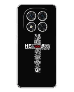 Чехол для Xiaomi Redmi Note 15 Pro Plus с картинкой «Текстовый крест»