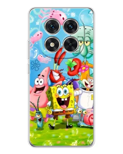 Чехол для Xiaomi Redmi Note 15 Pro Plus с картинкой «Губка Боб и друзья» Чехол для Xiaomi Redmi Note 15 Pro Plus с картинкой «Губка Боб и друзья»