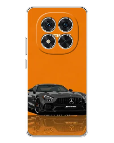 Чехол для Xiaomi Redmi Note 15 Pro Plus с картинкой «Оранжевый Mercedes AMG»