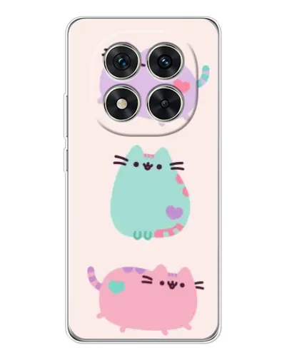 Чехол для Xiaomi Redmi Note 15 Pro Plus с картинкой «Pusheen трио»