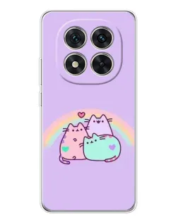 Чехол для Xiaomi Redmi Note 15 Pro Plus с картинкой «Радужные Пушины»