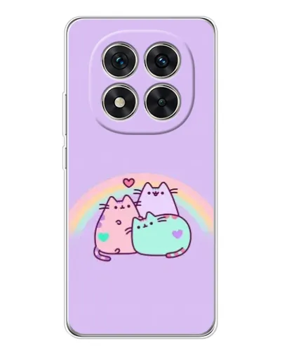 Чехол для Xiaomi Redmi Note 15 Pro Plus с картинкой «Радужные Пушины»