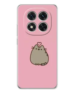 Чехол для Xiaomi Redmi Note 15 Pro Plus с картинкой «Pusheen сердце»