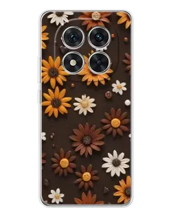 Чехол для Xiaomi Redmi Note 15 Pro Plus с картинкой «Узор из маленьких подсолнухов»