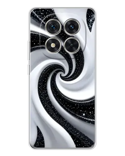 Чехол для Xiaomi Redmi Note 15 Pro Plus с картинкой «Черно-белая спираль» Чехол для Xiaomi Redmi Note 15 Pro Plus с картинкой «Черно-белая спираль»