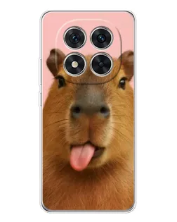 Чохол для Xiaomi Redmi Note 15 Pro Plus з картинкою «Капібара з язиком»
