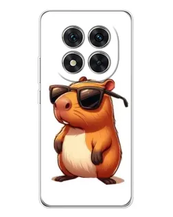 Чохол для Xiaomi Redmi Note 15 Pro Plus з картинкою «Капібара в окулярах»