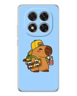Чохол для Xiaomi Redmi Note 15 Pro Plus з картинкою «Капібара на скейті»